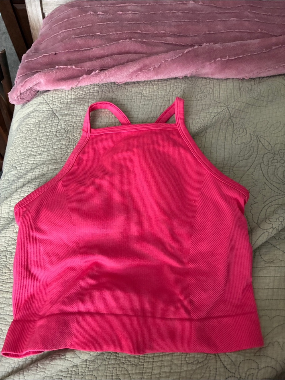 Hot Pink Tank One-Piece